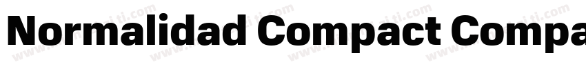 Normalidad Compact Compact字体转换